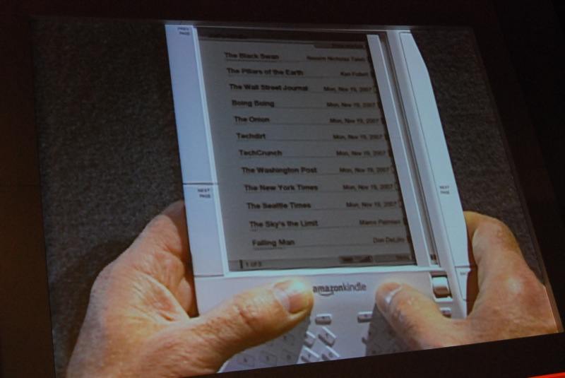 Illustration for article titled Amazon Kindle E-Book Reader Launch (Live)
